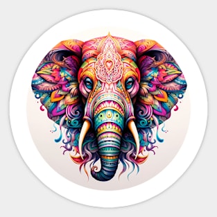 Mandala - Elephant 4 Sticker